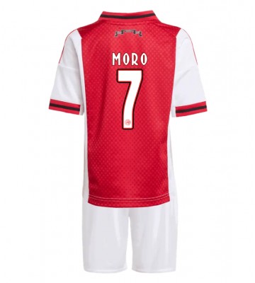 Ajax Raul Moro #7 Hjemmebanetrøje Børn 2025-26 Kortærmet (+ Korte bukser)
